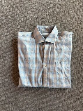 Men’s Large PETER MILLAR plaid button down